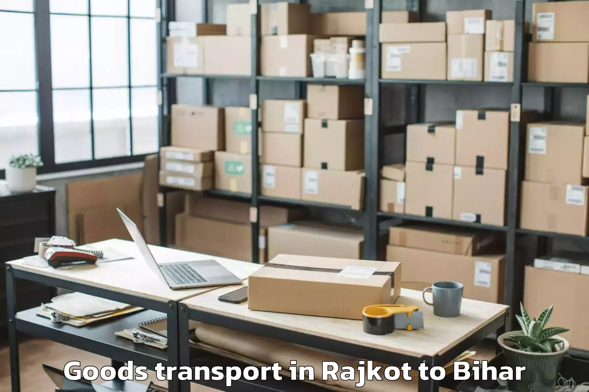 Book Rajkot to Kusheshwar Asthan Goods Transport Online